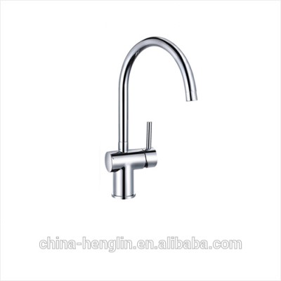 China factory single handle brass chrome kitchen tap faucet